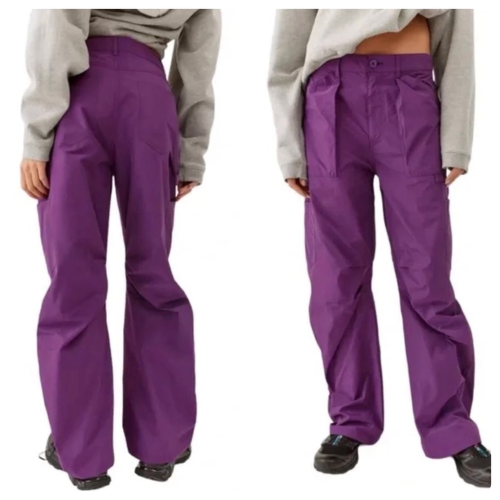 Lioness Purple Cargo Trousers